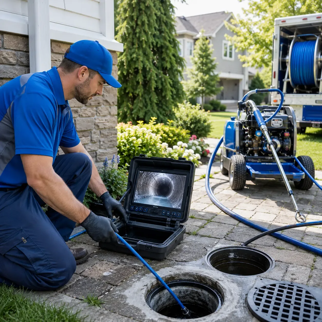 Outdoor drain cleaning professionals serving Perkins, OK