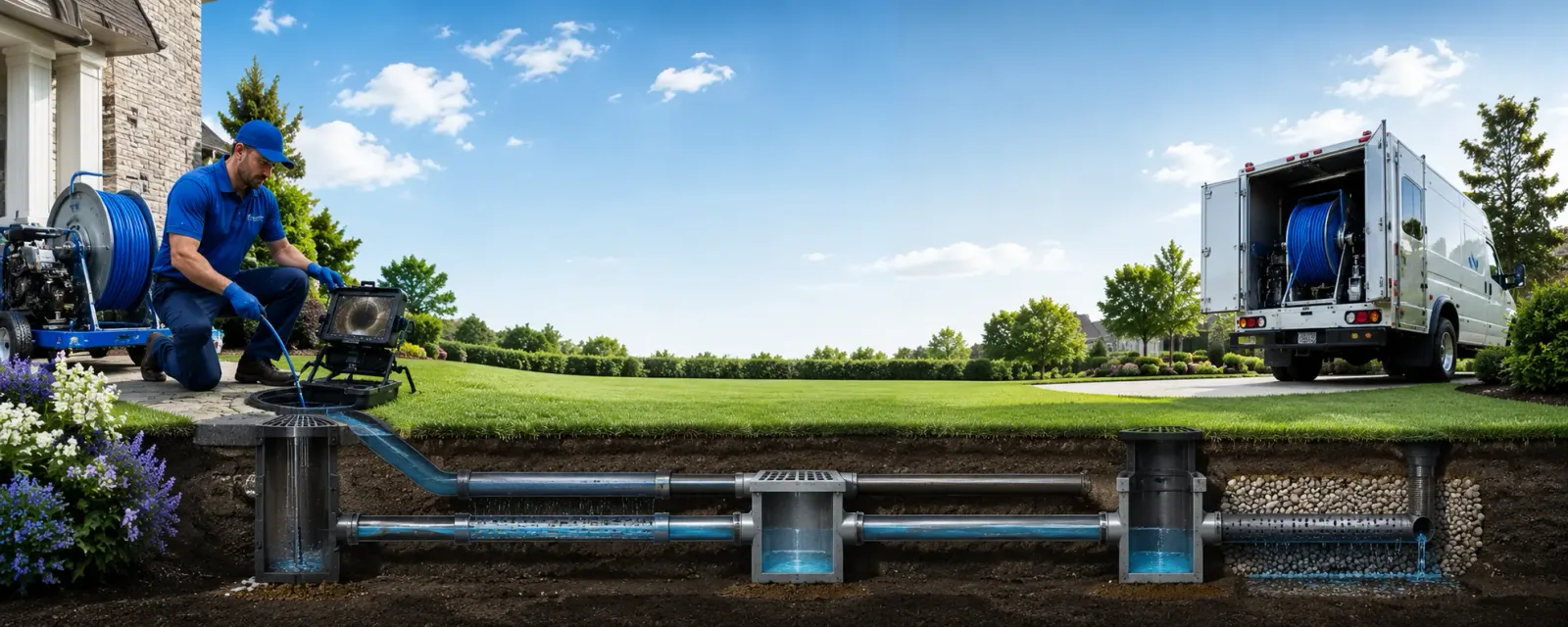 Outdoor drain cleaning information for Perkins, OK